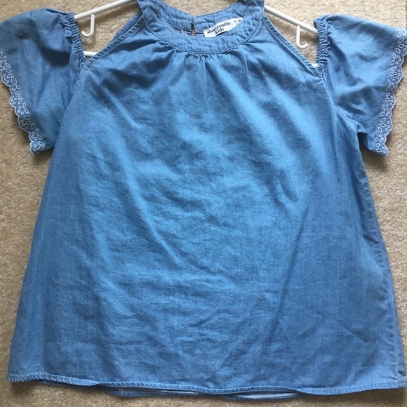 Abercrombie Kids faux denim tank top: - Picture 2 of 4